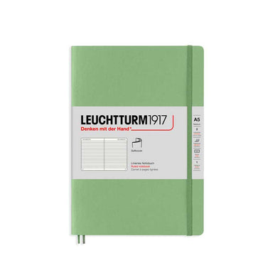 High-quality blank notebook in special edition color green
