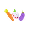 Fun interactive cat toys shaped like fruits and vegetables