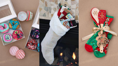 eight unique ways to wrap socks as gifts