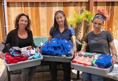 the sock drawer donates 251 pairs to rita’s rainbows