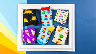 variety sock drawer socks