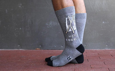 word up: slip into socks featuring funny phrases