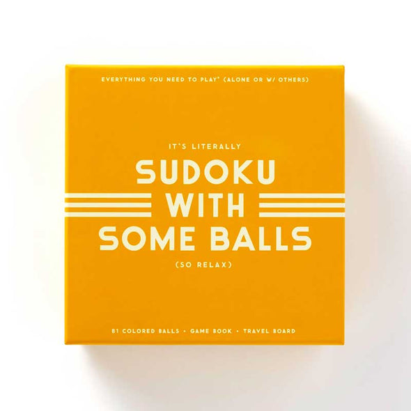 Fun interpretation of Sudoku using wooden balls
