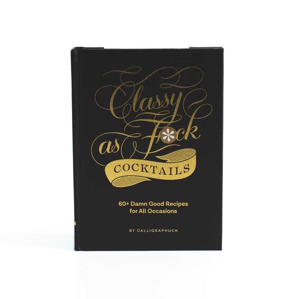 Funny cocktail recipe book with 60 recipes and lots of creative swearing