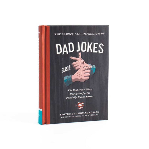 Essential Compendium of Dad Jokes book side view
