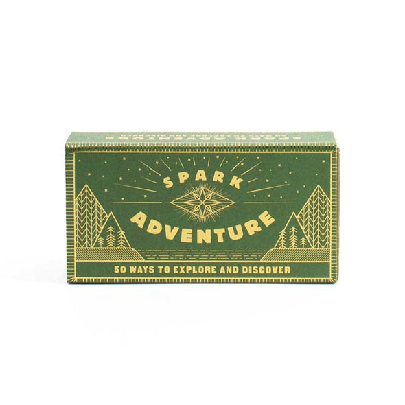 Fun adventure kit shaped like a large box of matches