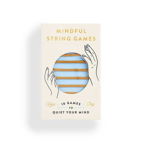Unique meditation kit with string games and an instruction book