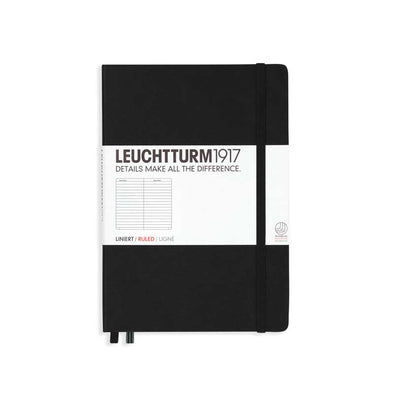 High-quality blank notebook in black