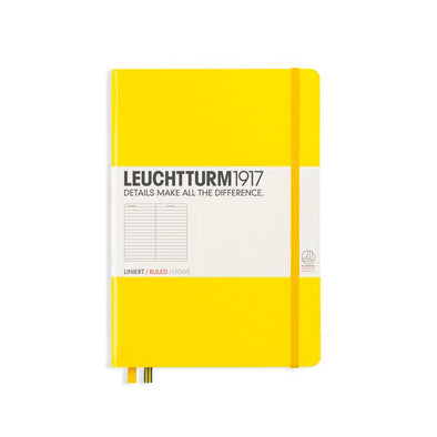 High-quality blank notebook in yellow