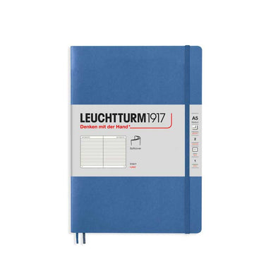 High-quality blank notebook in special edition color denim