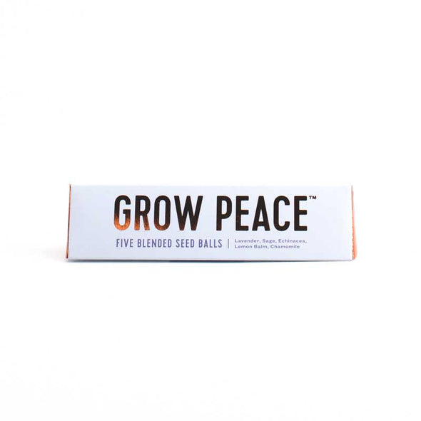 Unique Grow Peace gardening kit of five seed balls