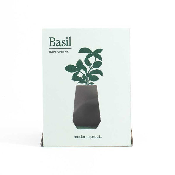 Elegant and fun grow kit for basil