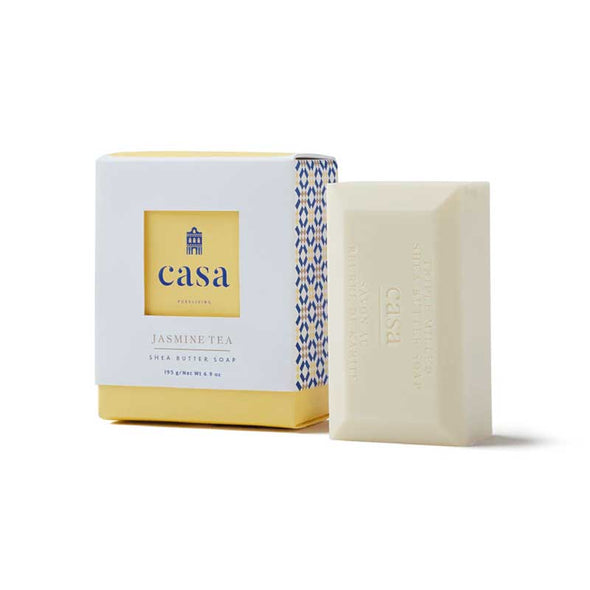 Luxury soap made with shea butter and jasmine tea