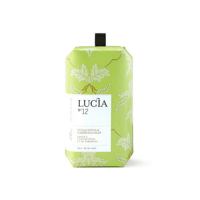 Luxury soap made with shea butter, eucalyptus and gardenia botanical oils