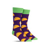 fun taco novelty socks for men by Socksmith