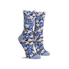 Funny floral socks for women that say, “Bitch, I AM relaxed” by Blue Q