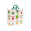 A cool tote bag with house plants and the phrase "Proud plant mom"