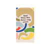 Funny cotton dish towel with the words “God bless this three-ring circus”
