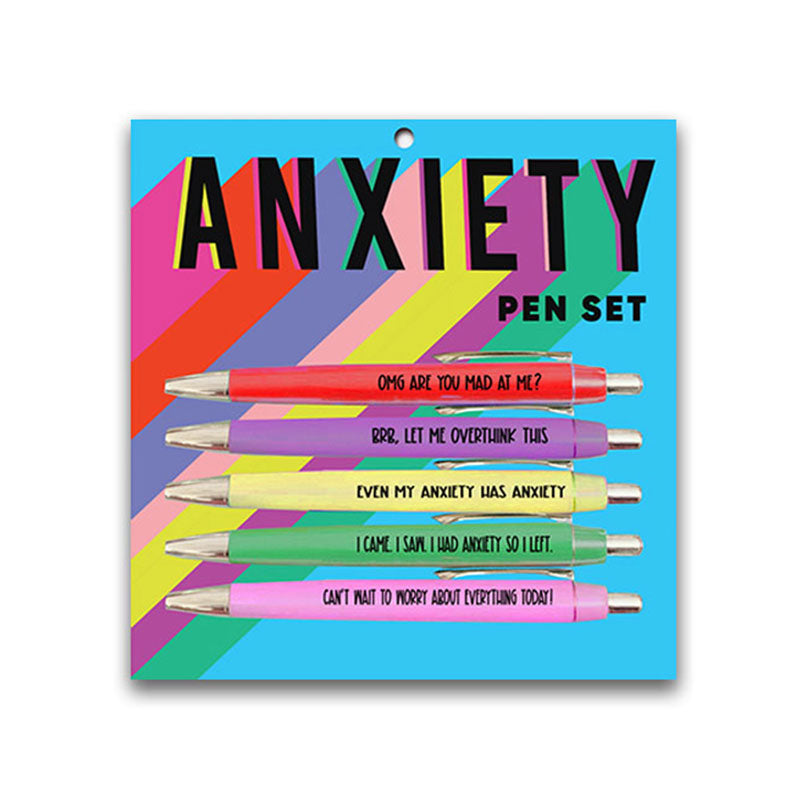Anxiety Pen Set, Funny Gifts
