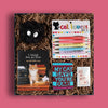 Goodly curated gift box with cat toys, socks and other funny gift items for a cat lover