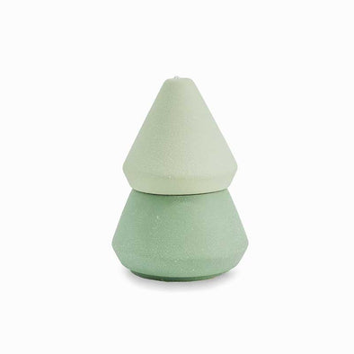 Stackable green ceramic Christmas tree, size small