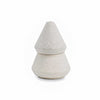 Stackable white ceramic Christmas tree, size small