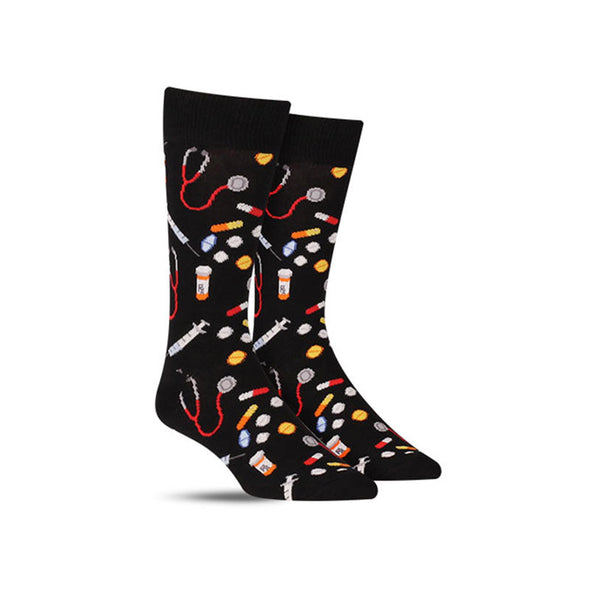 awesome medical novelty socks for men by socksmith