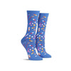 Meds Awesome Novelty Socks for Women, in blue